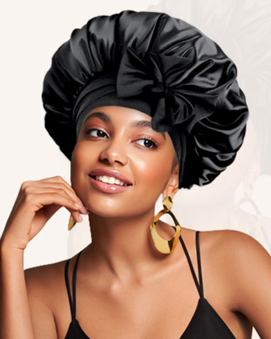 Nattsovmössa i siden i silke