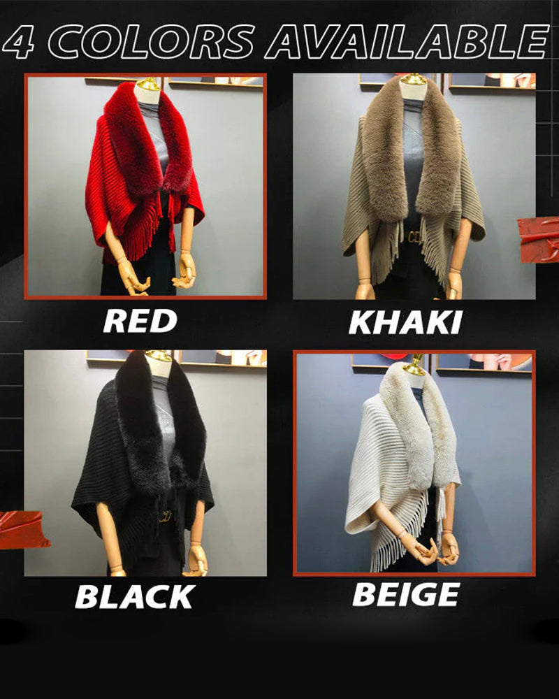 Kappa Moderiktig Tjock Pälsbräm Halsduk