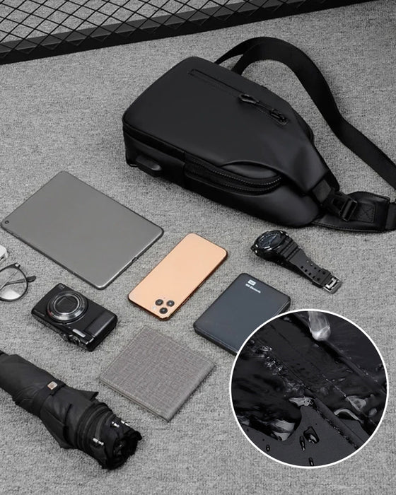 Vattentät axelväska