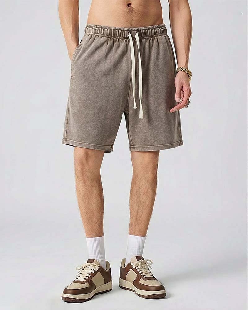 Shorts Tvättad Vintage Terry Ögla