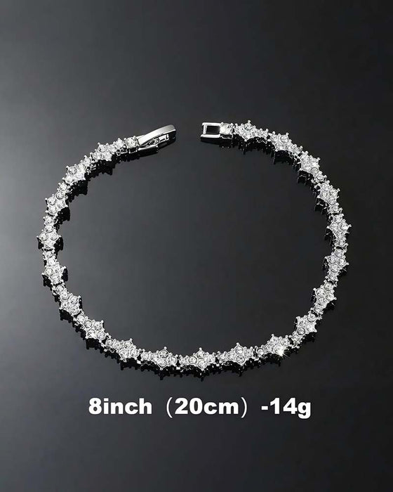 Armband Klassisk Gnistrande Kubisk Zirkonia Minnessmycke
