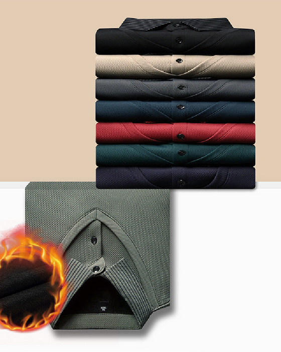 ⏳Begränsad Tid 50% Rabatt💥Randig Krage Fejkad Tvådelad Skjorta