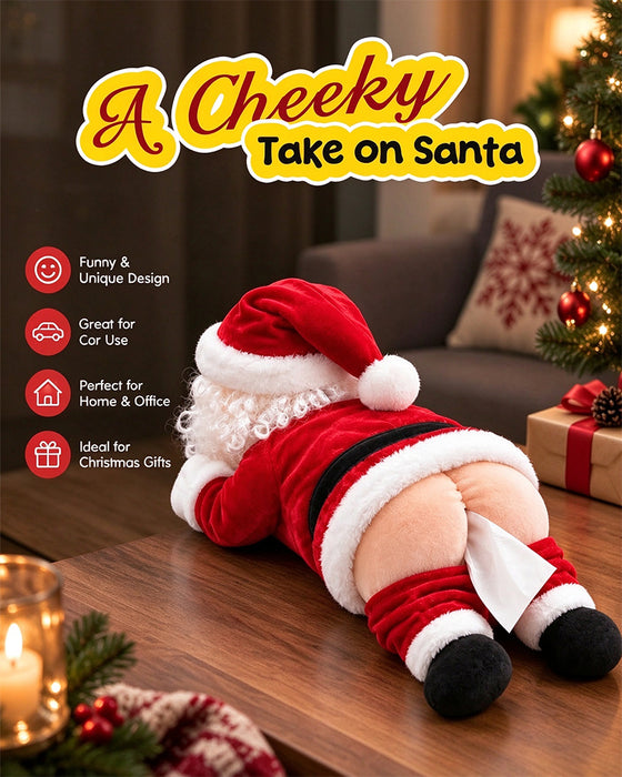 🎅😂 Roligt Pappersnäsduksfodral i Tomtedesign