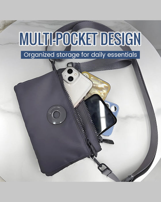 🔥Mest Populära Artiklar Bland Kvinnor🔥Mode-Axelremsväska Med Blixtlås👝