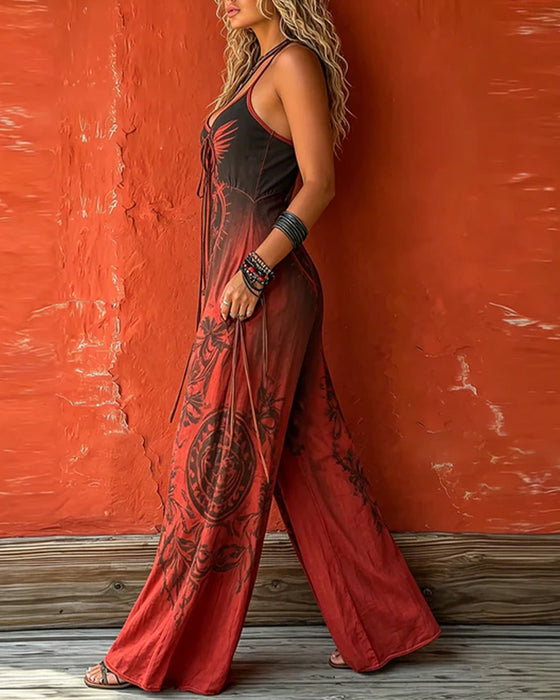 Jumpsuit Spagettiband Gradient Totem Bred Ben