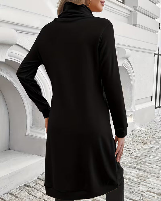 Klänning Modig Fickdesign Tröja