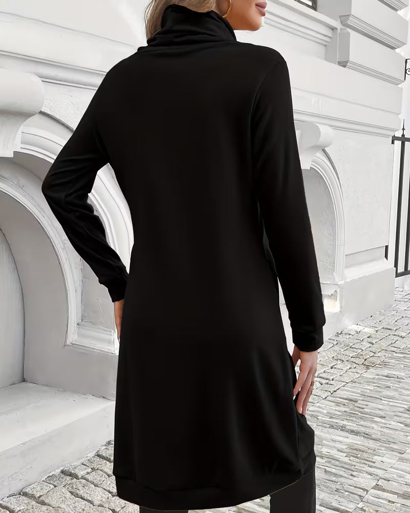 Klänning Modig Fickdesign Tröja