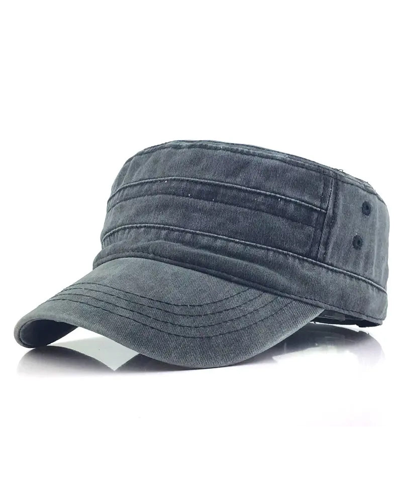 Platt Topp Trendig Keps