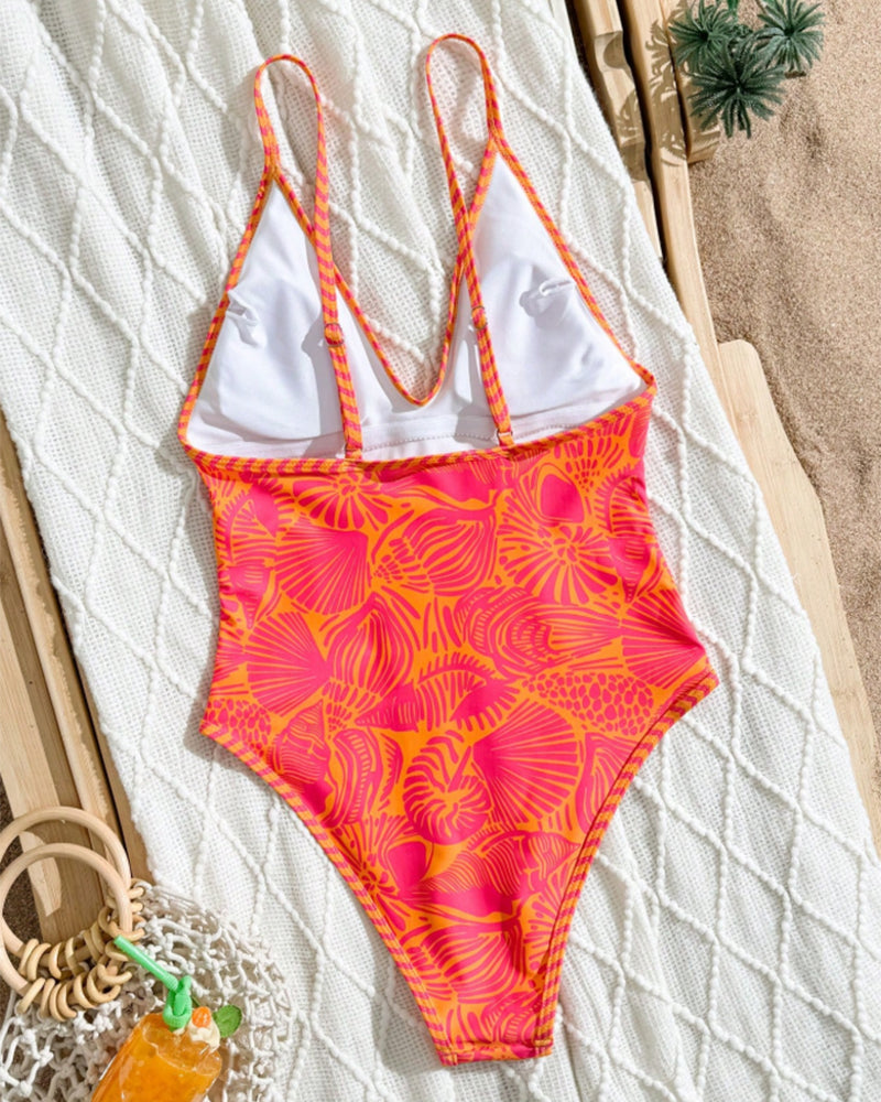 En-Delad Tropiskt Tryck