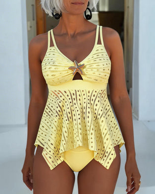 Tankini Urholkad Sjöstjärna Prydd