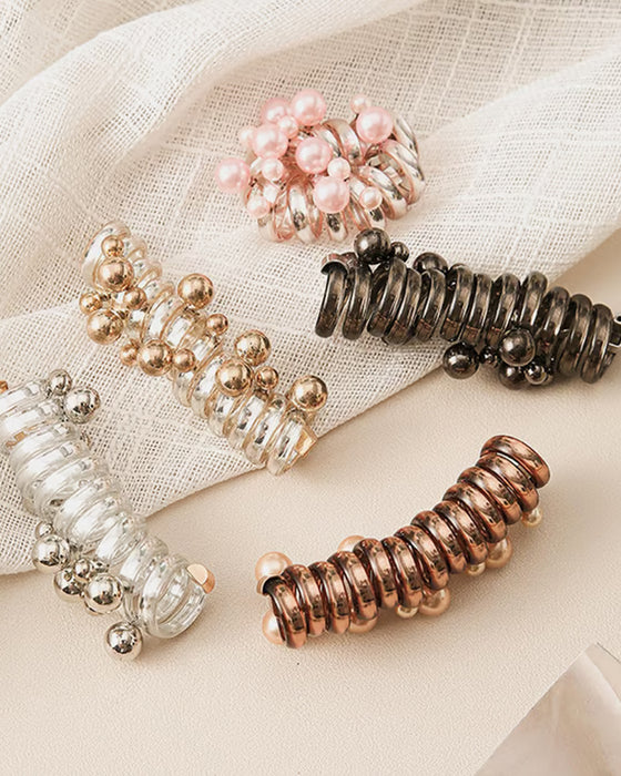 Ingen Skada Mjuk Elastisk Spiralförband För Hår