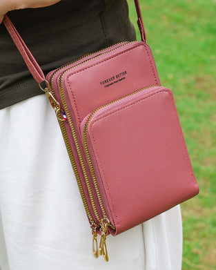Enfärgad Mode Crossbody Telefonväska