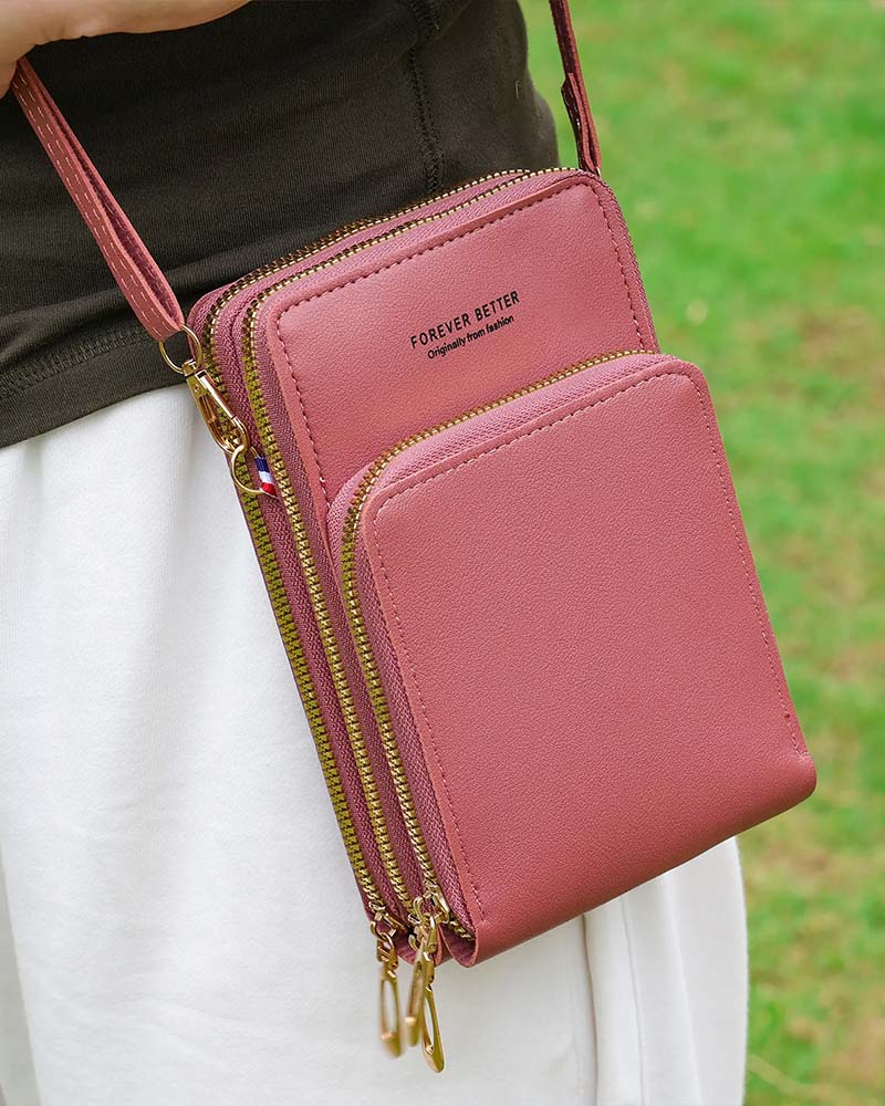 Enfärgad Mode Crossbody Telefonväska