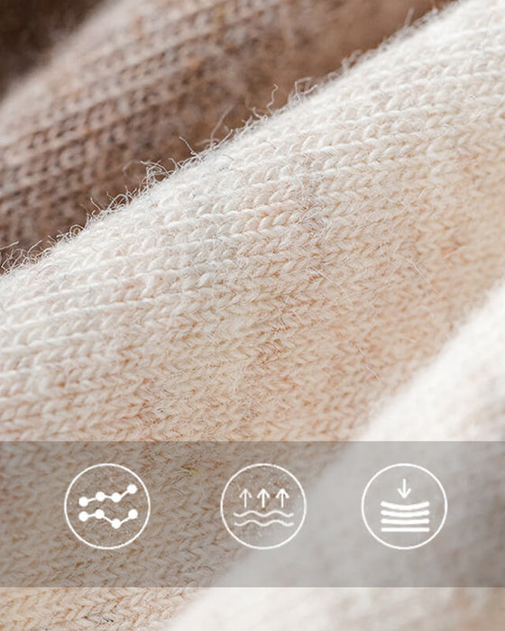 Stickad Tröja Med Halvhög Krage