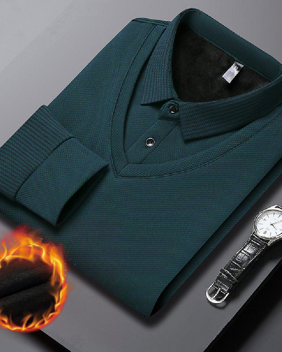 ⏳Begränsad Tid 50% Rabatt💥Randig Krage Fejkad Tvådelad Skjorta