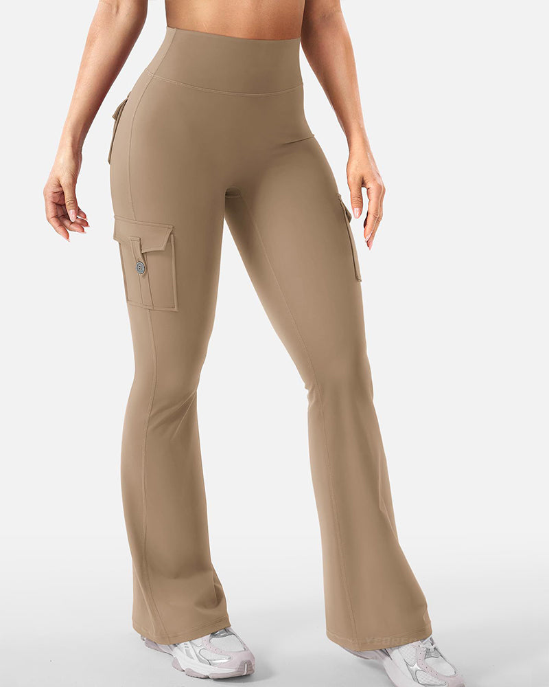 Leggings Utsvängda Arbetskläder Yoga