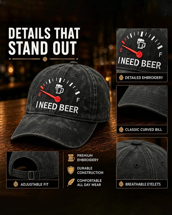 Dashboard Öl Broderad Baseball Keps