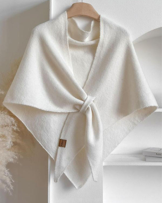 Sjalkappa Modern Enfärgad Triangel