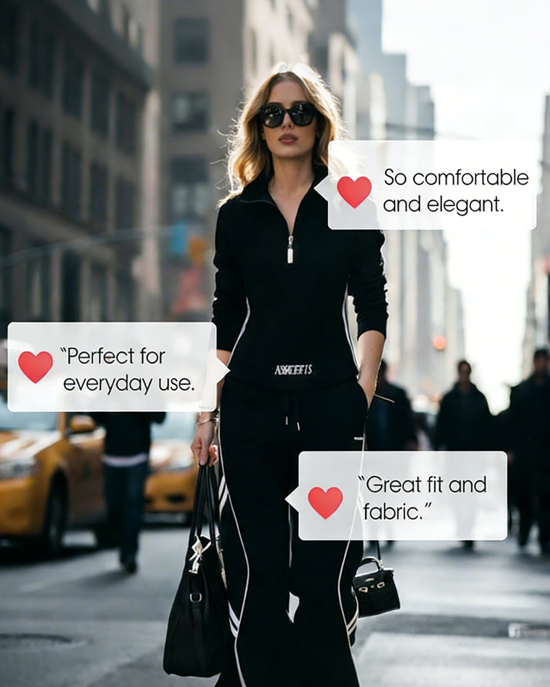 Tvådelade Set Avslappnad Sport Figursmickrande