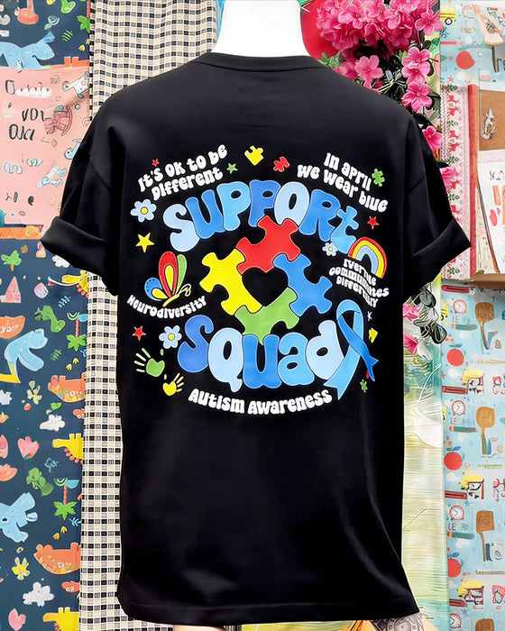 T-Shirt Välgörenhetstema Tryckt