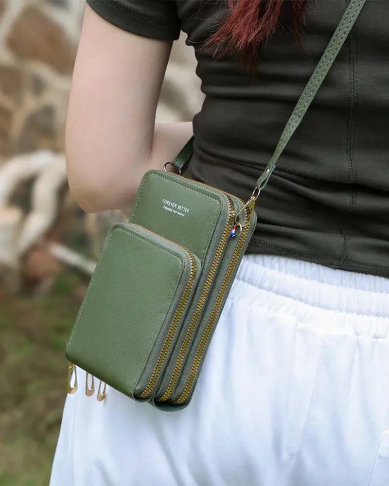 Enfärgad Mode Crossbody Telefonväska