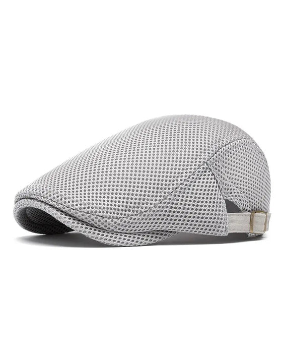 Herr Andas Nät Flat Keps - Justerbar Newsboy Ivy Basker Sommarhatt