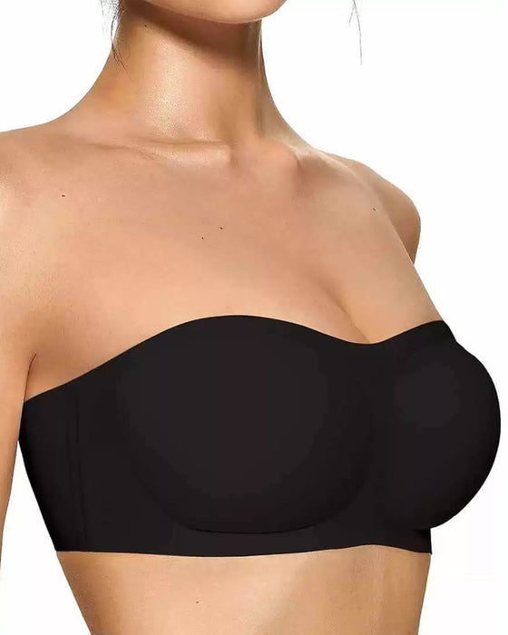 Bh Axelbandslös Enfärgad Push-Up