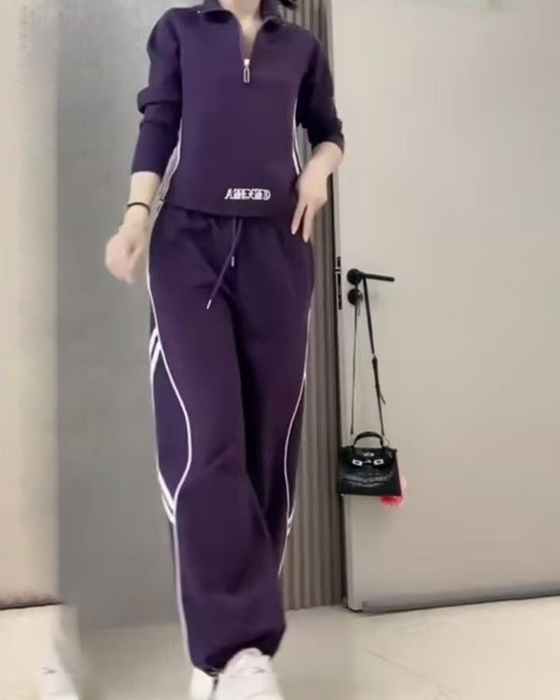 Tvådelade Set Avslappnad Sport Figursmickrande