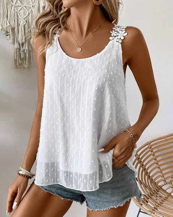 Väst Enfärgad Axelband