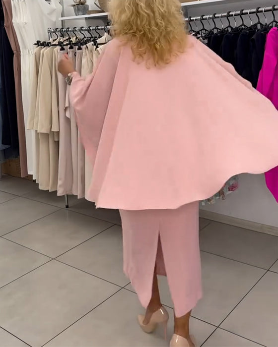 Klänning Fashionable Rund Hals Elegant