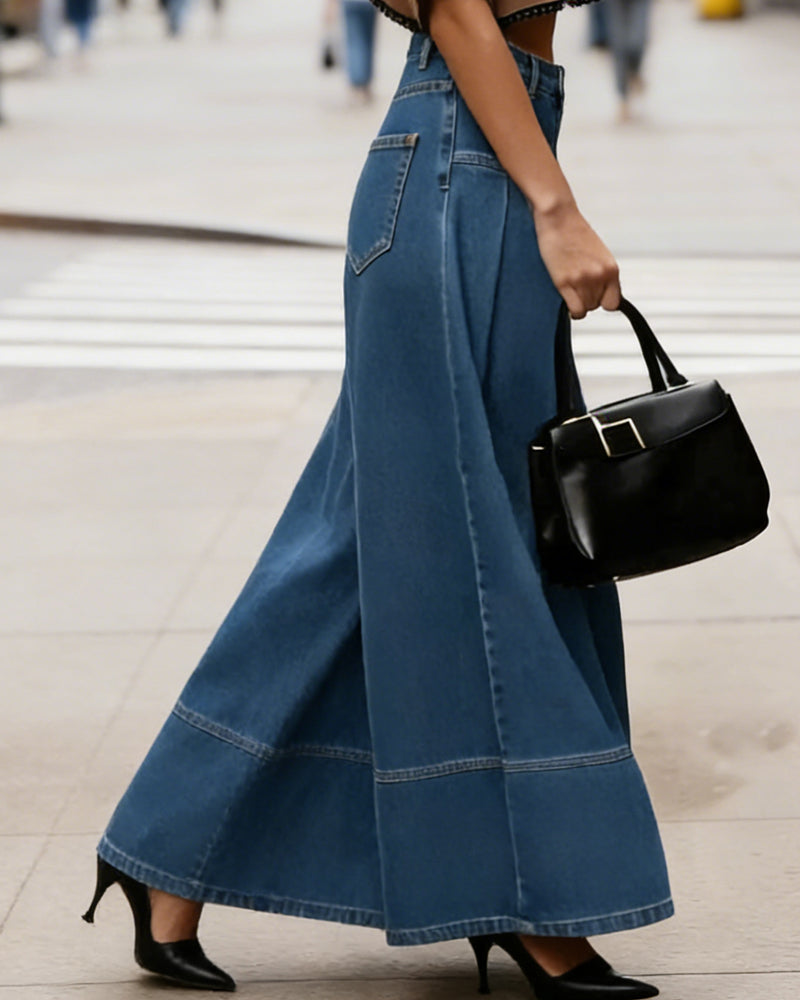 Denimbyxor Hög Midja Vida Ben