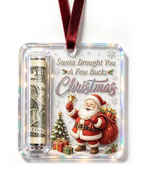 Jul Kontant Gåva Ornament