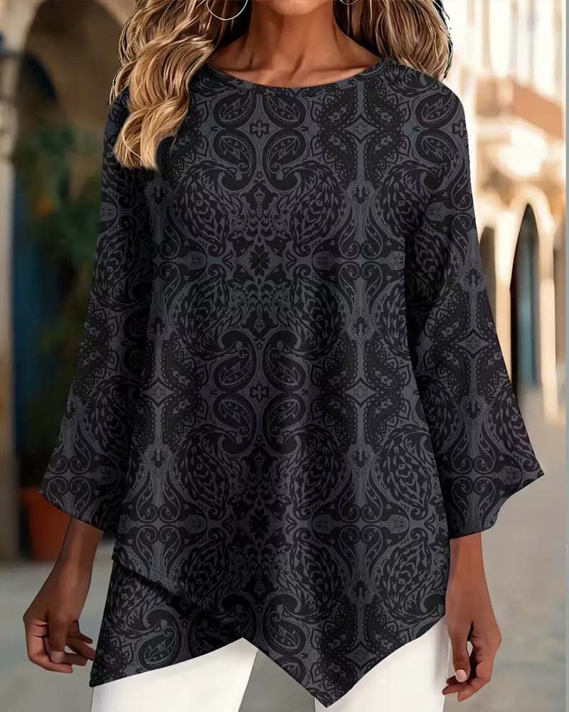 Top Kors Oregelbundet Tryck