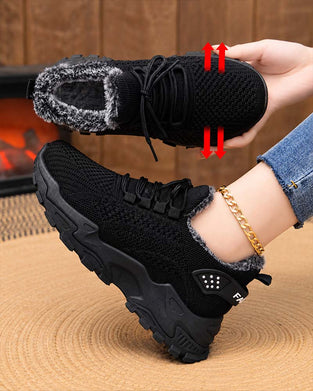 Sneakers Tjock Sula Fleecefodrade Snö