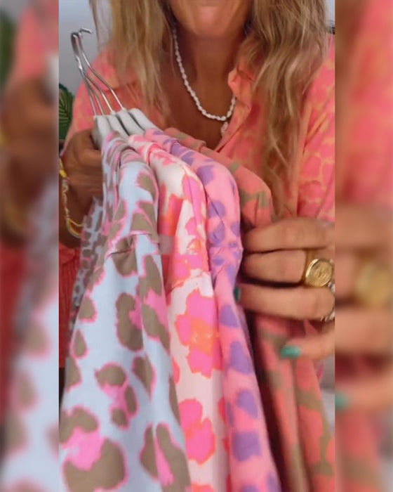 Jumpsuit Moderiktig Leopardtryck