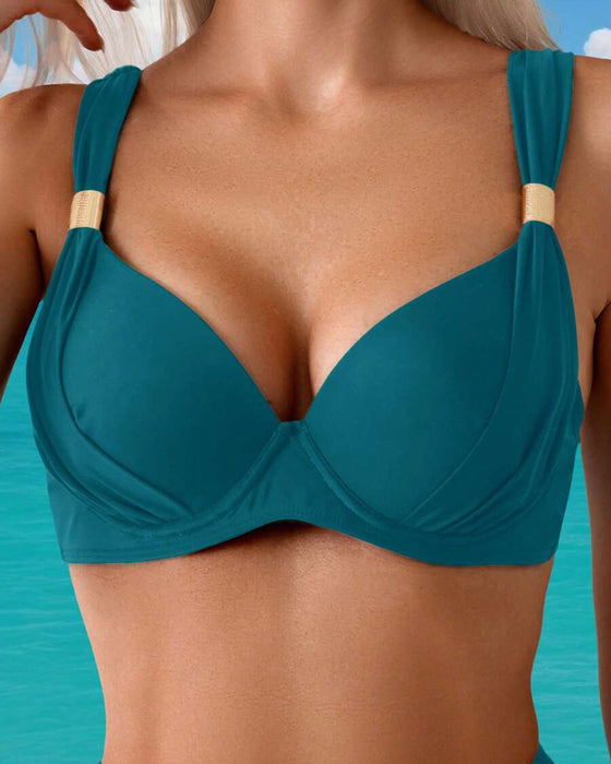 Bikini Sexig Bh Enfärgad