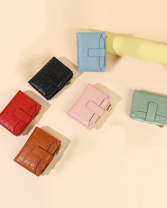 Kompakt Universell Plånbok För Kvinnor