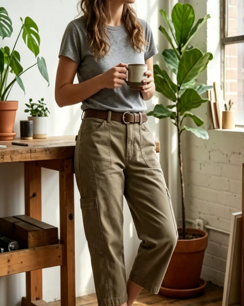 Byxor Vintage Design Casual