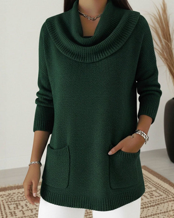 Pullover Halskrage Långärmad