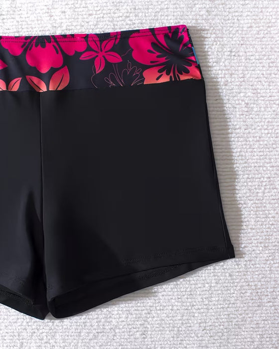 Bikini Sportig Pojkben Tryckt