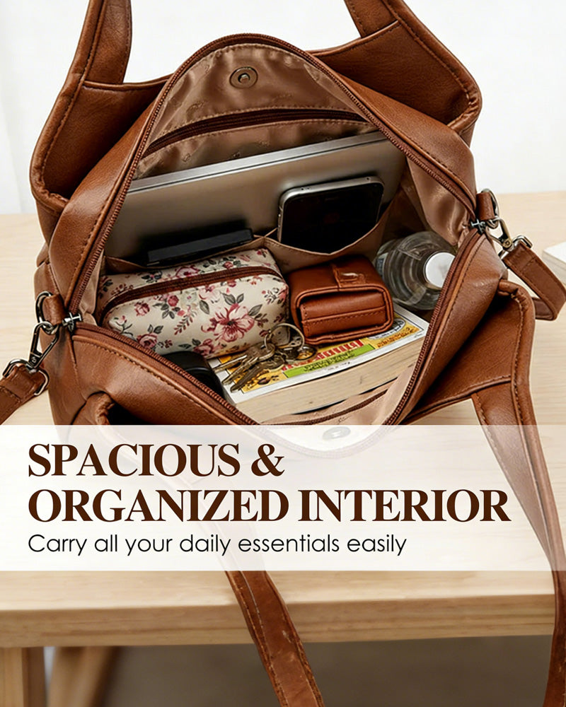 Väska Vintage Stor Kapacitet Crossbody