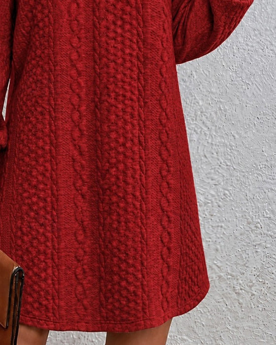Klädning Huva Casual Solid