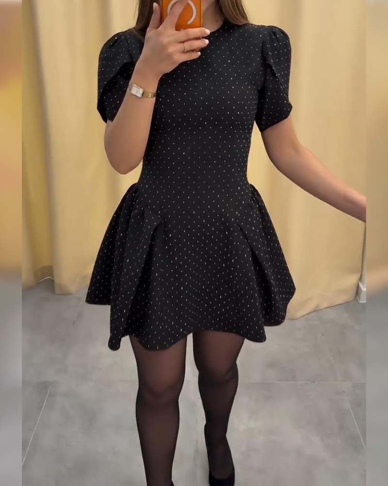 Klänning Midjesydd A-sa Kortärmad