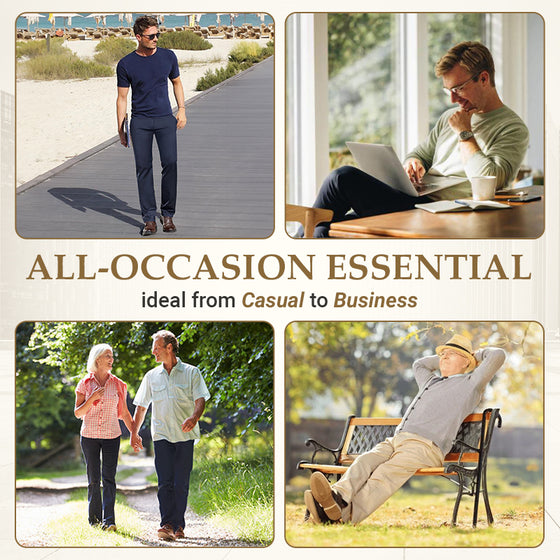 Timelessflex - Herrbyxor Med Hög Elasticitet I Straight Fit