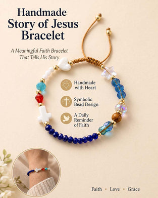 ✝️ Handgjort Jesus Armband ❤️ Bär Berättelsen. Bär Tron.