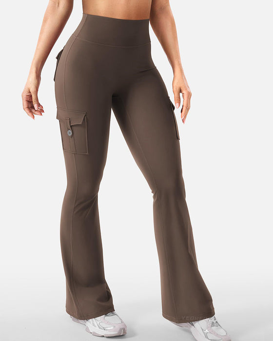 Leggings Utsvängda Arbetskläder Yoga