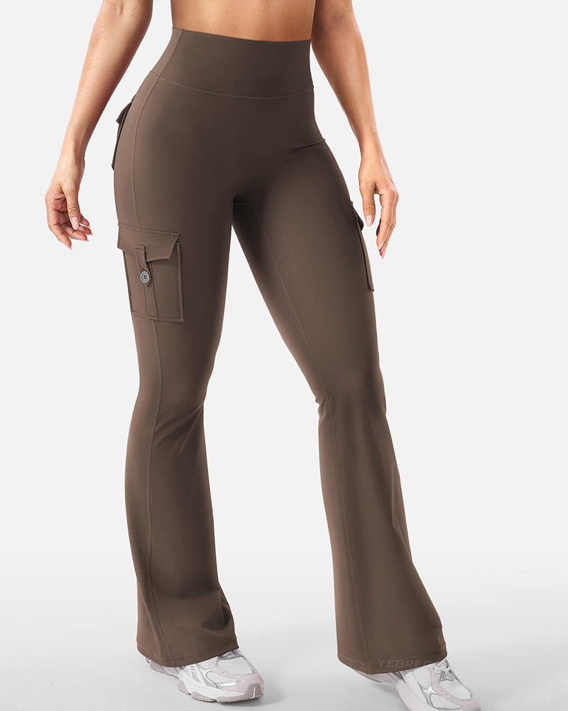Leggings Utsvängda Arbetskläder Yoga