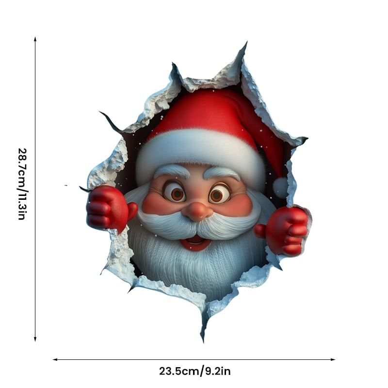 Tomte Väggklistermärke Set