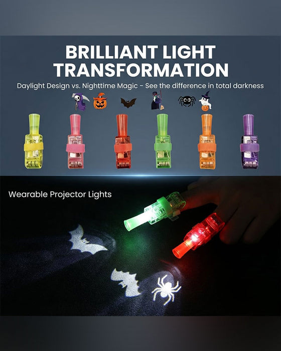LED Projektion Finger Ljus