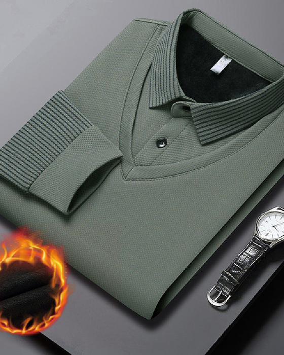 ⏳Begränsad Tid 50% Rabatt💥Randig Krage Fejkad Tvådelad Skjorta